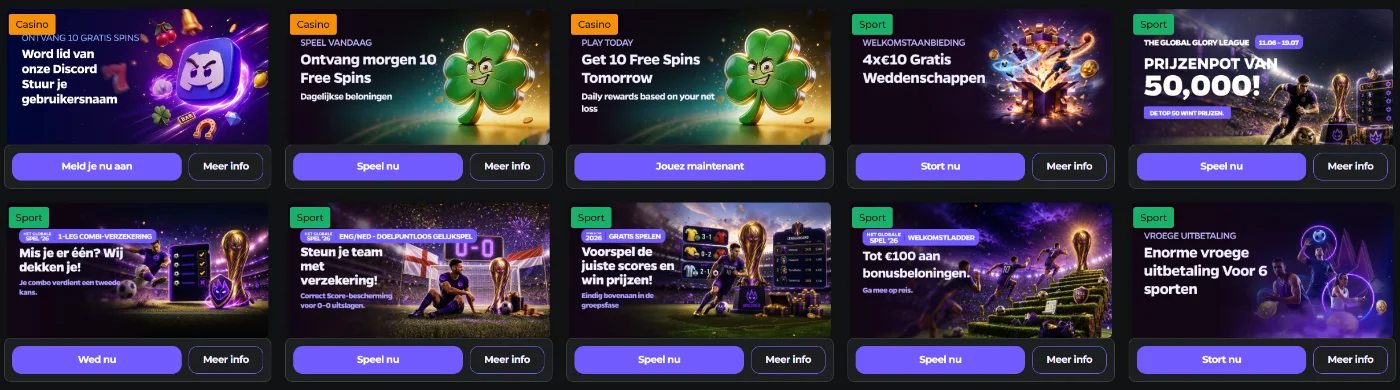 Wildies Casino Promoties en Sportsbonussen Wildies Casino Promoties en Sportsbonussen